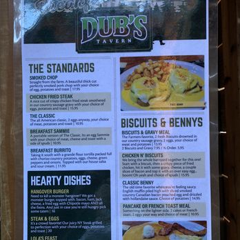 Dub's Tavern - Menu July 2023 - Bars Near Me - West Linn, Oregon