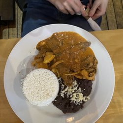 Cafe Azteca - Steak and potatoes