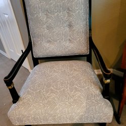 Cover-All Upholstery - gave life to this beautiful chair.