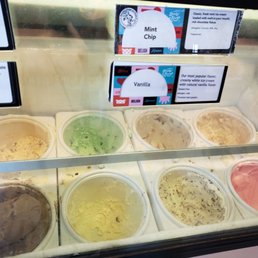 Half of the available flavors Half of the available flavors