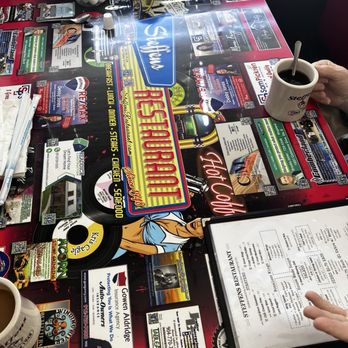 Steffens Restaurant - Table top with local info - Diners Near Me - Kingsland, Georgia Steffens Restaurant - Table top with local info - Diners Near Me - Kingsland, Georgia