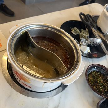 K-City BBQ - Individualized split pot. You could choose double broth - Hot Pot Near Me - Levittown, New York K-City BBQ - Individualized split pot. You could choose double broth - Hot Pot Near Me - Levittown, New York