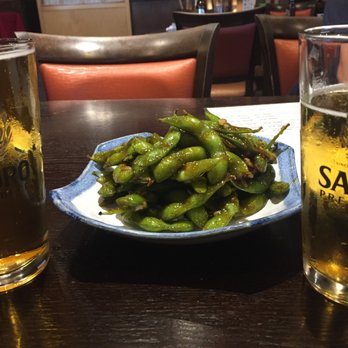 Sushi Station - Beers and garlic edamame - Japanese Near Me - Riverside, California