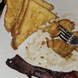 French toast with bacon