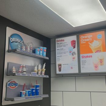 Dairy Queen Grill & Chill - Container sizes/ partial menu. - Ice Cream & Frozen Yogurt Near Me - Grandview, Washington