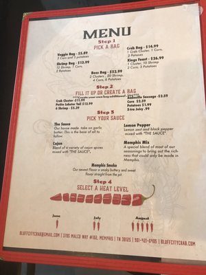 Menu photo 2 Bluff City Crab Memphis, TN Menu photo 2 Bluff City Crab Memphis, TN