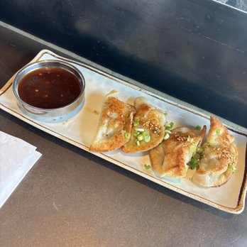 Indo Asian Street Eatery - SHRIMP CHIVE DUMPLINGS - Asian Fusion Near Me - Tacoma, Washington Indo Asian Street Eatery - SHRIMP CHIVE DUMPLINGS - Asian Fusion Near Me - Tacoma, Washington