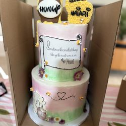 Aimeezing Cakes - The prettiest cake I've ever seen! Winnie the Pooh theme.