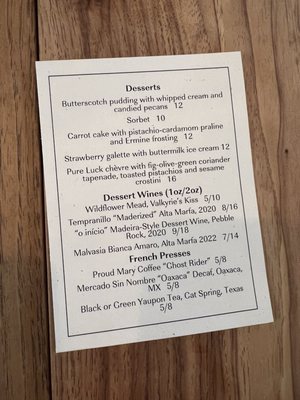 Menu photo 1 Dai Due Austin, TX