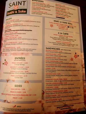 Menu photo 2 Saint Sushi And Sake Leavenworth, KS Menu photo 2 Saint Sushi And Sake Leavenworth, KS