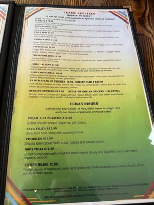 Menu photo 5 La Cabana Latin Grill West Palm Beach, FL Menu photo 5 La Cabana Latin Grill West Palm Beach, FL