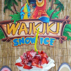 Its Strawberry Season! Strawberry Shortcake Shave Ice  Cream.