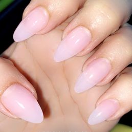 Pink full set- almond
