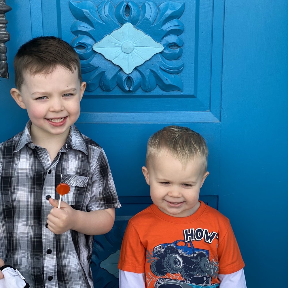 Lollipops after fresh haircuts!