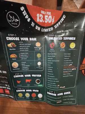 Menu photo 1 Shawarma Taco Springfield, VA