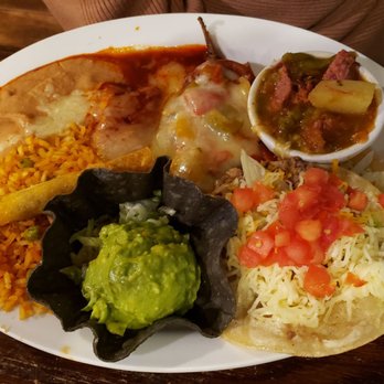 L & J Cafe - Mexican Combination Plate - Mexican Near Me - El Paso, Texas