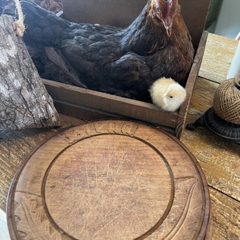 A Vintage Walk - Wood cutting boards and chicken - Antiques Near Me - Covina, California A Vintage Walk - Wood cutting boards and chicken - Antiques Near Me - Covina, California