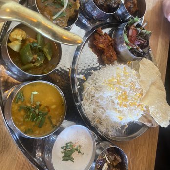 Black Salt - Lunch Thali Non Veg Goat - Indian Near Me - Chesterfield, Missouri