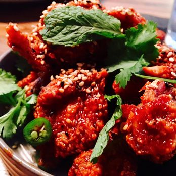 Hundred Proof - Uh No, dry, overbreaded , salty Korean fried chicken oysters - San Diego, CA