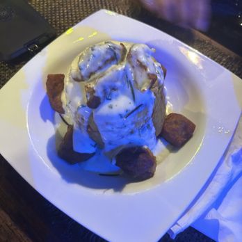 Rincon Argentino - Mofongo with fried pork with cream of cilantro. Cream was heaven'! - Argentine Near Me - Ponce, Puerto Rico