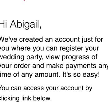 Strut Bridal Salon - Access to my bridal portal- super easy to navigate and helpful - Bridal Near Me - Long Beach, California Strut Bridal Salon - Access to my bridal portal- super easy to navigate and helpful - Bridal Near Me - Long Beach, California