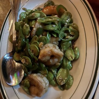 Ayada Thai - C10. Sauteed SaTor Bean with shrimp and chicken - Thai Near Me - Elmhurst, New York