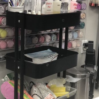 Nailand - Cart full of stuff! I see a plastic bag with no tools, but a cup of tools above? - Nail Salons Near Me - Henderson, Nevada Nailand - Cart full of stuff! I see a plastic bag with no tools, but a cup of tools above? - Nail Salons Near Me - Henderson, Nevada