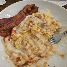 Country bowl after I mixed it up and added ketchup Country bowl after I mixed it up and added ketchup