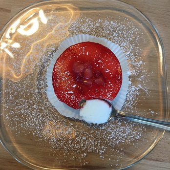 PizzALquadro - Yogurt-Mousse with Strawberries  at PizzaLQuadro - Pizza Near Me - Berlin, BE