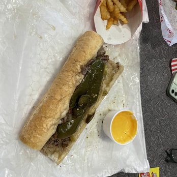 Portillo's Glendale - Famous Meal #1 Big Beef sweet and hot with cheese fries - Salad Near Me - Glendale, Arizona Portillo's Glendale - Famous Meal #1 Big Beef sweet and hot with cheese fries - Salad Near Me - Glendale, Arizona