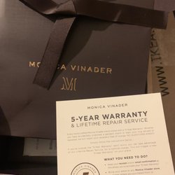 Monica Vinader - 5 year warranty