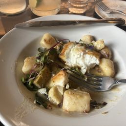 Great window seating and bar. Excellent food.. this halibut and gnocchi Great window seating and bar. Excellent food.. this halibut and gnocchi
