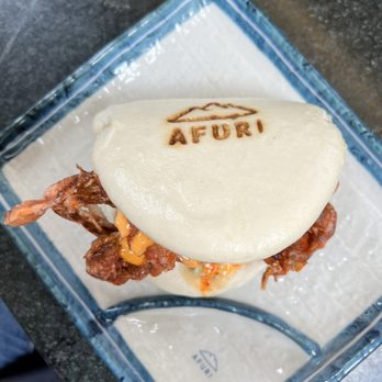 Afuri - Soft shell crab bun - Ramen Near Me - Los Angeles, California