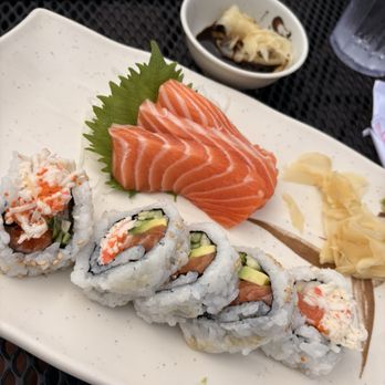 Origami Sushi - Kitsap Maki and salmon sashimi - Japanese Near Me - Silverdale, Washington