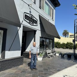 Exterior outside entrance of Spiros Barber Shop - Nick the Barber has relocated to JW Goodson's Salon on Broadway & Junipero. 562-331-3086 - Long Beach, California Exterior outside entrance of Spiros Barber Shop - Nick the Barber has relocated to JW Goodson's Salon on Broadway & Junipero. 562-331-3086 - Long Beach, California