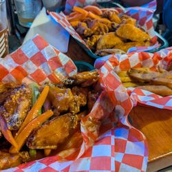 Sergeant Major and Maple Bourbon Wings.