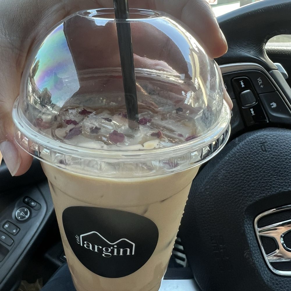 Margin Cafe Coffee Roasters - After the mix and sip of the Rose Petal Latte. - Coffee & Tea Near Me - Diamond Bar, California