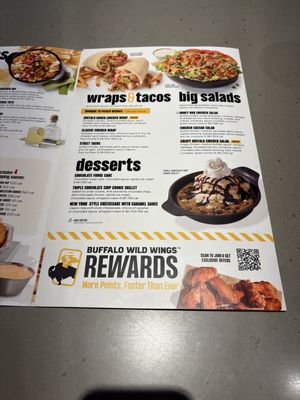 Menu photo 1 Buffalo Wild Wings Wilmington, NC