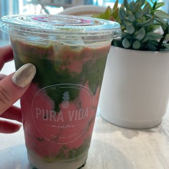 Pura Vida Miami - MATCHA LATTE - Breakfast & Brunch Near Me - Miami, Florida