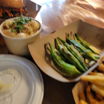 Barrow Food House - Okra and Mac and Cheese - New American Near Me - Riverhead, New York