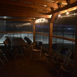 Shark Lounge - Outdoor smoking area.