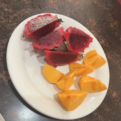 Chop Sticks Buffet - The Owner shared fruit with me and my wife!