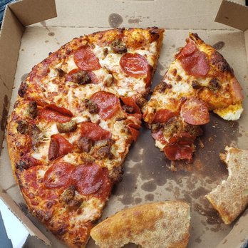 Domino's Pizza - If this is there a pizza that they call they do not burn it they are dead wrong - Pizza Near Me - Arroyo Grande, California Domino's Pizza - If this is there a pizza that they call they do not burn it they are dead wrong - Pizza Near Me - Arroyo Grande, California