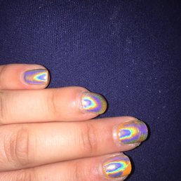 The chrome chipped off on the index finger after a week...