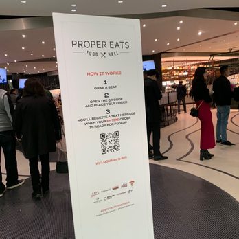 Proper Eats Food Hall - Order food through Kiosk. - Food Court Near Me - Las Vegas, Nevada
