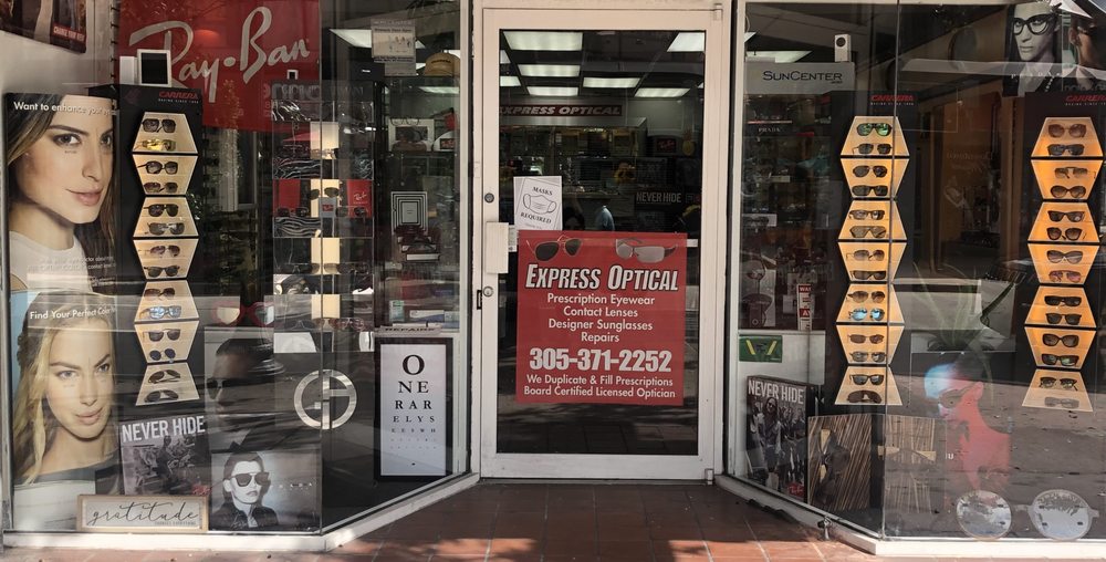 EXPRESS OPTICAL Updated August 2024 127 SE 1st Ave, Miami, Florida Eyewear & Opticians