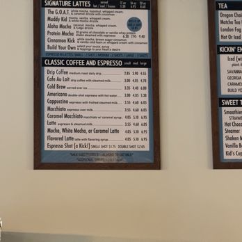 Goat Kick Coffee - Latte and coffee menu - Coffee & Tea Near Me - Evans, Georgia Goat Kick Coffee - Latte and coffee menu - Coffee & Tea Near Me - Evans, Georgia