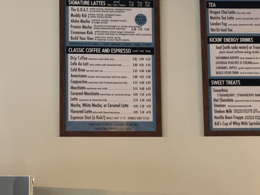 Menu photo 1 Goat Kick Coffee Evans, GA Menu photo 1 Goat Kick Coffee Evans, GA