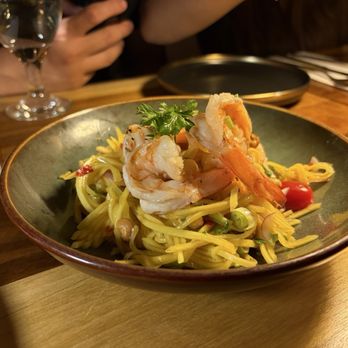 SaiTong Thai - Shrimp Mango Salad - Thai Near Me - New York, New York SaiTong Thai - Shrimp Mango Salad - Thai Near Me - New York, New York