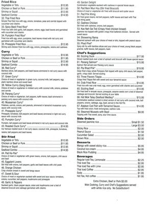 Menu photo 4 Thai Elephant Kennewick, WA Menu photo 4 Thai Elephant Kennewick, WA